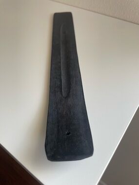 Black Wooden Incense Holder